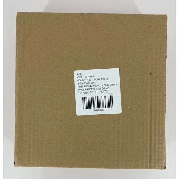 Anthropologie Pauline de Roussy de Sales Dessert Plate Turquoise 2022 NEW - Picture 4 of 5